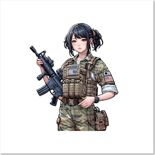 Tactical Girl Posters and Art